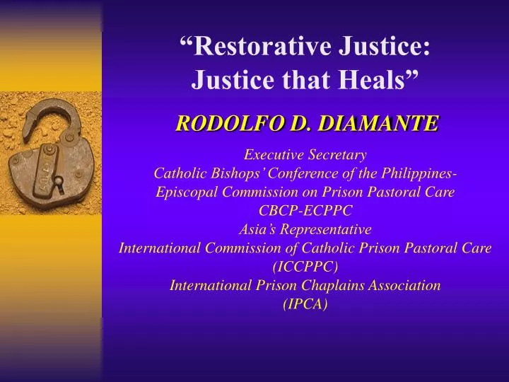 restorative justice justice that heals