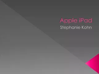 apple ipad