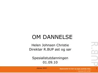 om dannelse