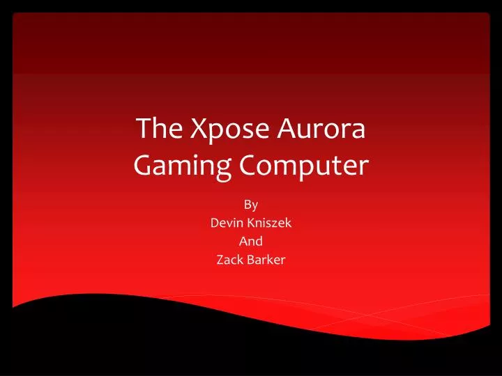 the xpose aurora gaming computer