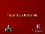 Hazardous Materials - slide 1