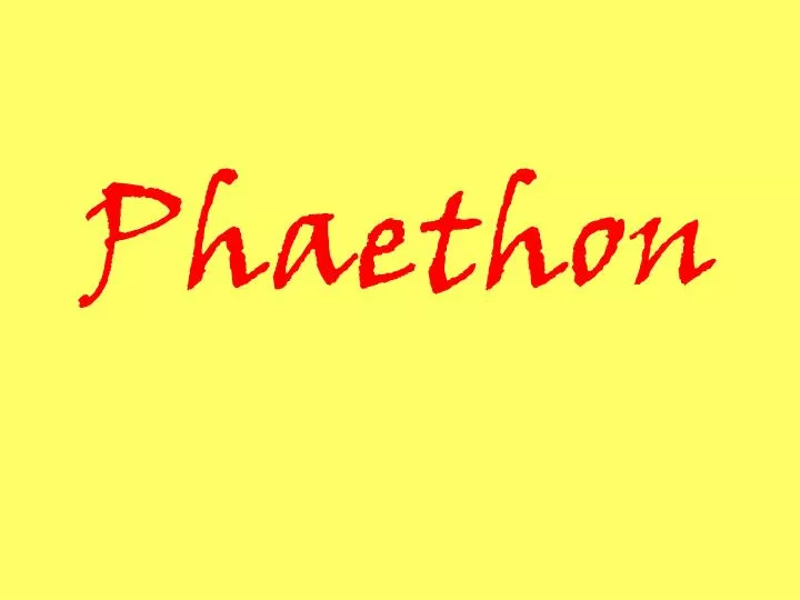 phaethon