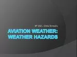 Aviation Weather: Weather Hazards