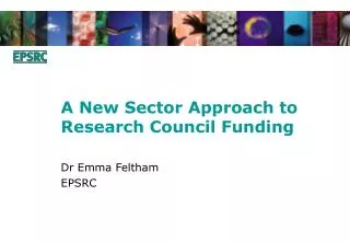 A New Sector Approach to Research Council Funding