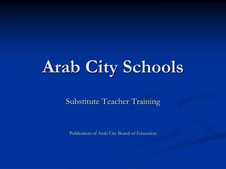 arab city schools