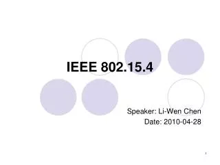 ieee 802 15 4