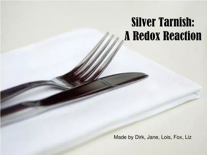 silver tarnish a redox reaction