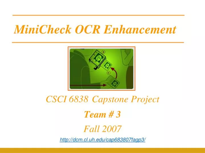 minicheck ocr enhancement