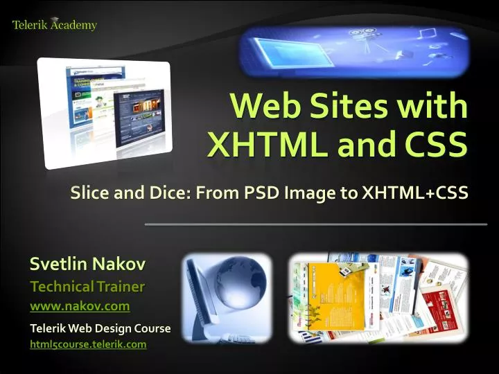 web sites with xhtml and css