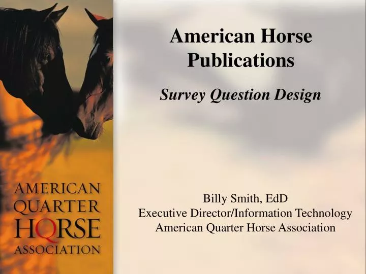 american horse publications