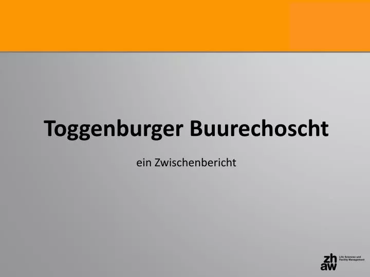 toggenburger buurechoscht