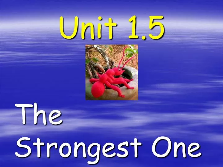 unit 1 5