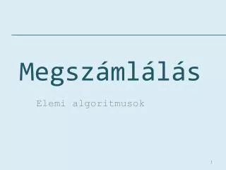 megsz ml l s