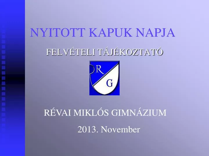 nyitott kapuk napja