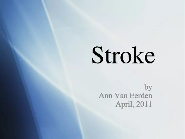 stroke