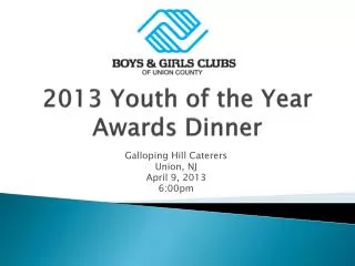 2013 Youth of the Year Awards Dinner