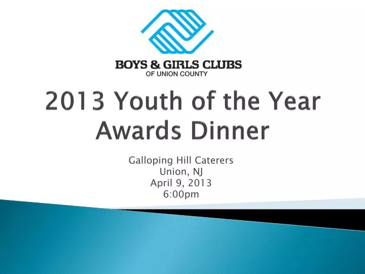 2013 youth of the year awards dinner