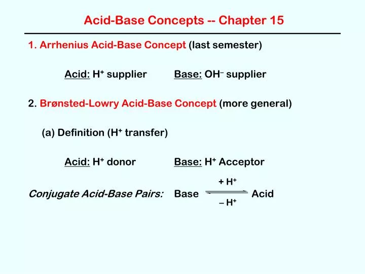 acid base concepts chapter 15