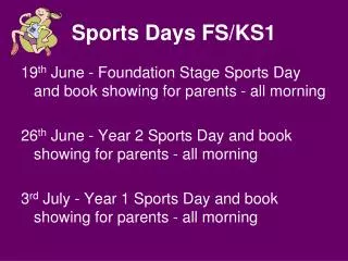 Sports Days FS/KS1