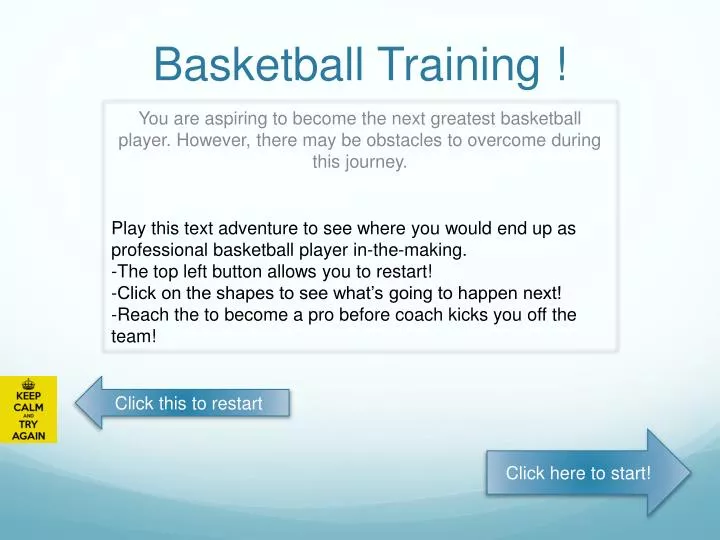 basketball training