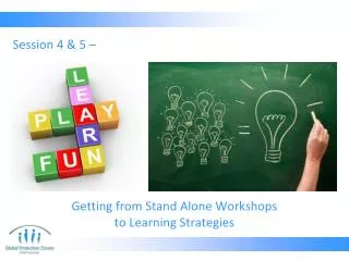 Getting from Stand Alone Workshops to Learning Strategies