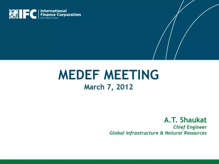 medef meeting march 7 2012