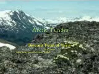 Arctic Tundra Biome