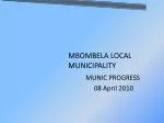 MBOMBELA LOCAL MUNICIPALITY - slide 1