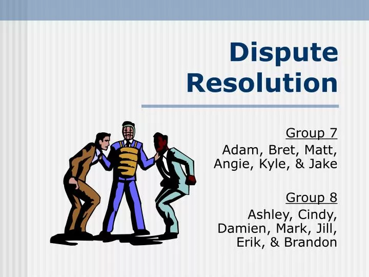 dispute resolution