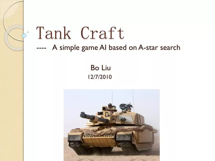 tank craft