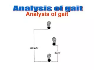 Analysis of gait