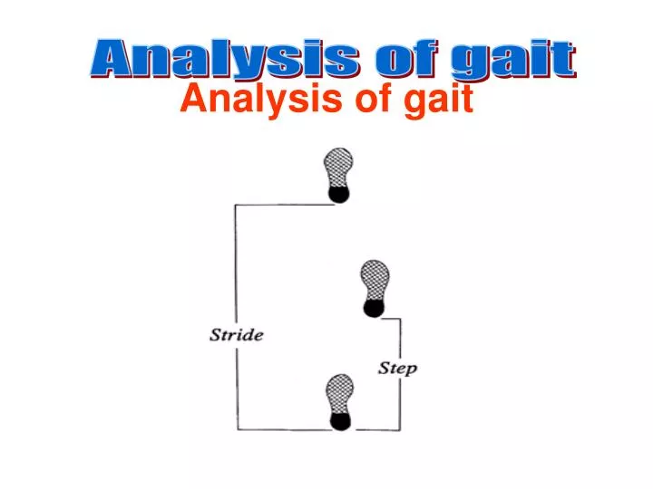 analysis of gait