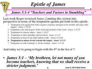 Epistle of James