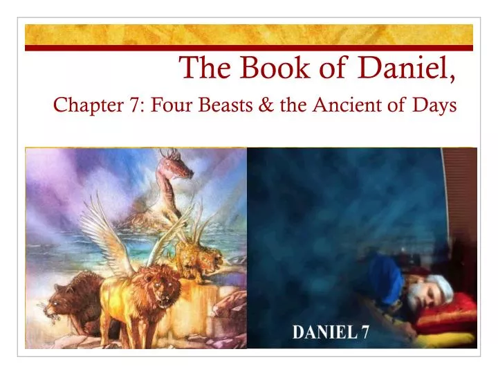 the book of daniel chapter 7 four beasts the ancient of days