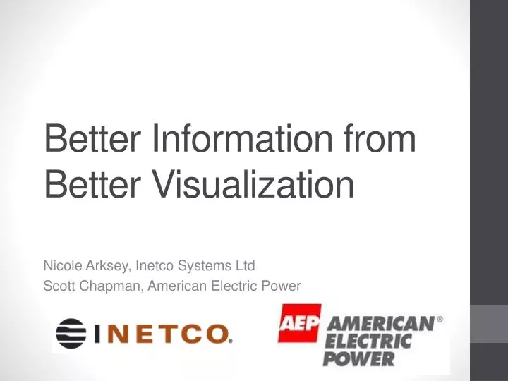 better information from better visualization
