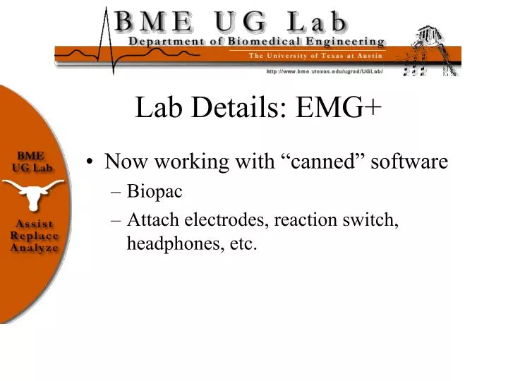 lab details emg