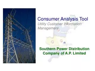 Consumer Analysis Tool Utility Customer Information Management