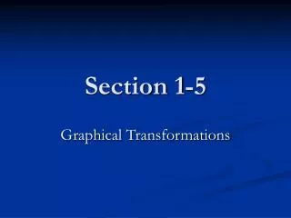 section 1 5