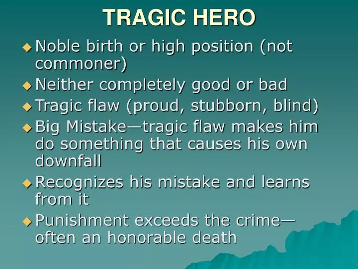 tragic hero