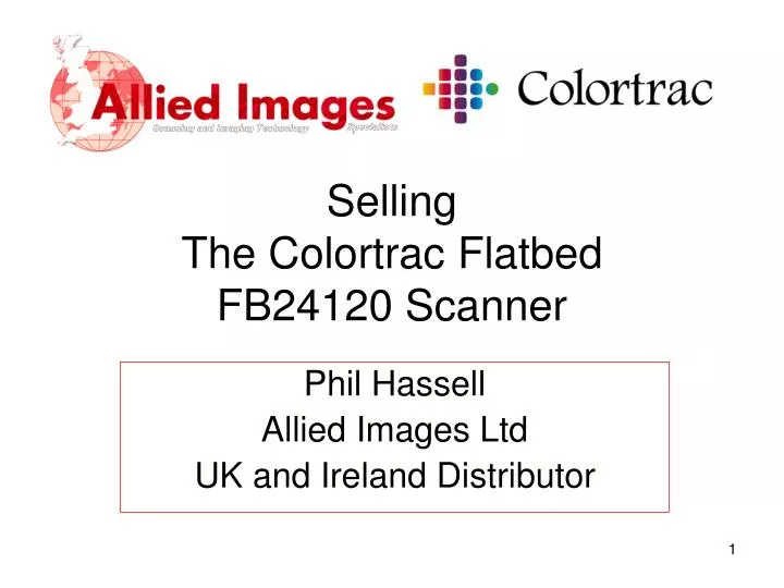 selling the colortrac flatbed fb24120 scanner