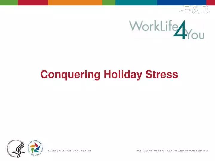 conquering holiday stress