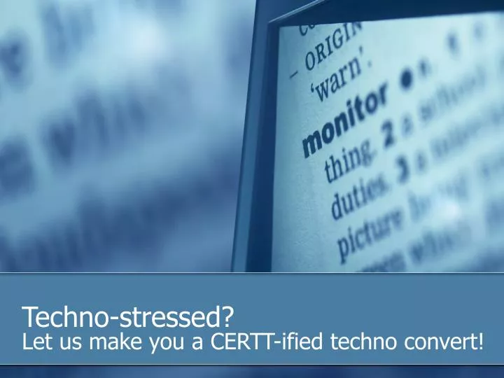 techno stressed