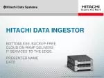 Hitachi data ingestor - slide 1