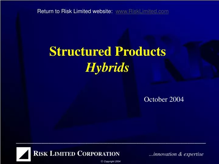 structured products hybrids