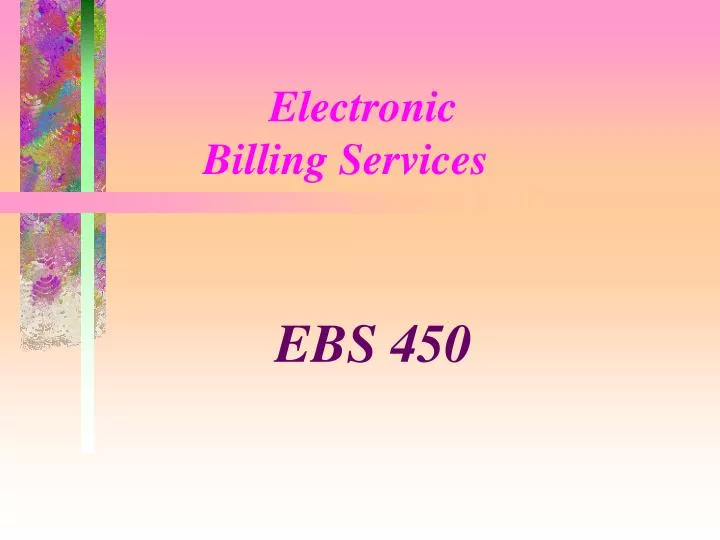 electronic billing services