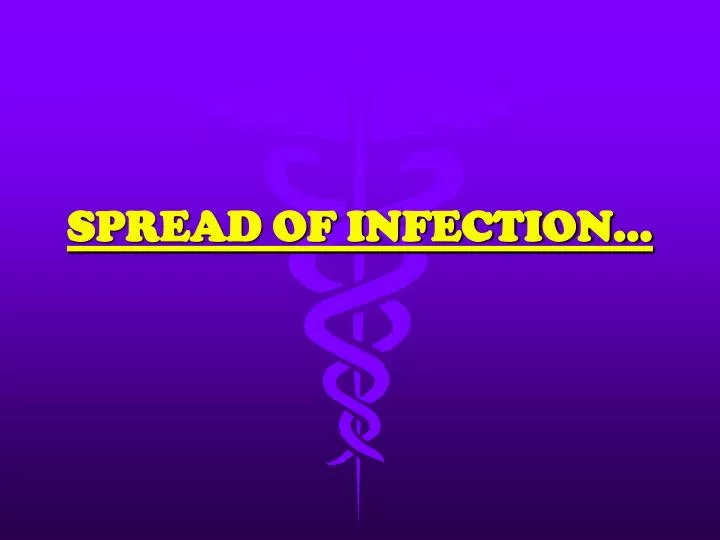spread of infection