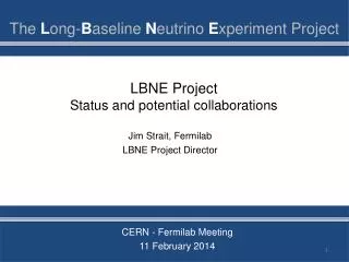 LBNE Project Status and potential collaborations
