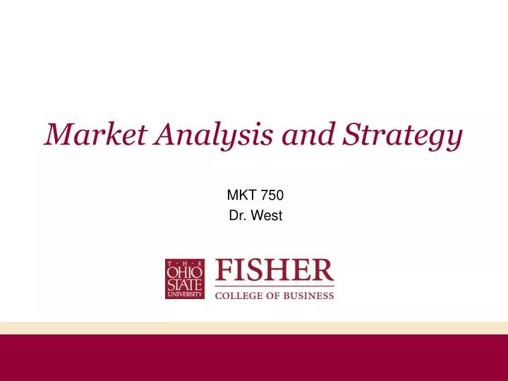 market analysis and strategy