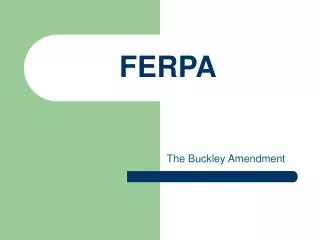 FERPA