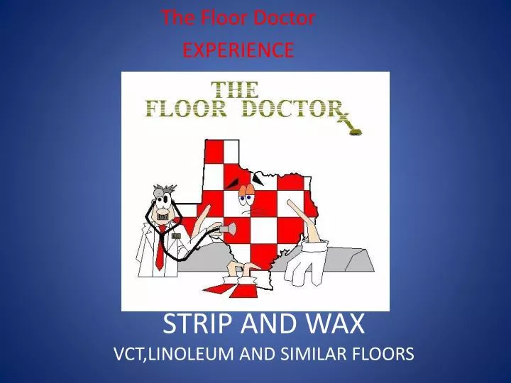 strip and wax vct linoleum and similar floors